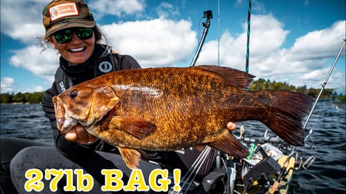 Wisconsin Fall Fishing (GIANT smallmouth - Multi Species) Boulder Junction