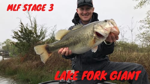 I catch a 9LB LAKE FORK GIANT on a SPINNING REEL.. 2020 MLF Bass Pro Tour Stage 3