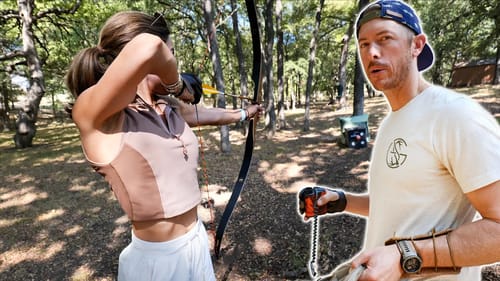 Teaching My Wife Traditional Bow Hunting Skills (Self Bow, Recurve & Compound)
