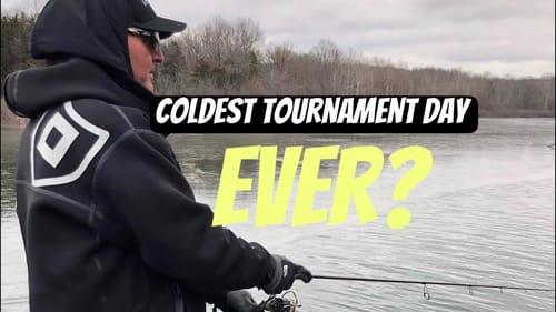 Coldest Bassmaster Tournament Day I’ve Ever Competed In…(record cold)