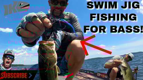 Swim Jig Fishing For Bass!