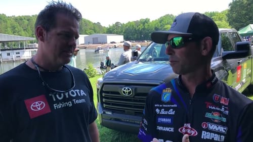 Iaconelli battling through a rib injury at Pickwick