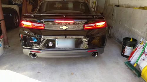 2016 Camaro SS exhaust