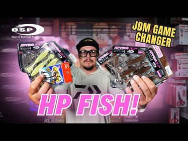 O.S.P. HP Fish ( What makes it a game changer ft. Mega bass P5 Dark Sleeper fishing rod.)