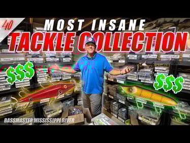 FOUND a Giant Tackle COLLECTION in BASEMENT! -Bassmaster Elite Mississippi River(TRAVEL)- UFB S2 E40