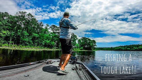 TOPWATER Fishing For BIG BASS On a TOUGH LAKE!!