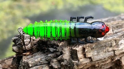 STRANGE Tiny Lure = BIG Bass!!! (Ultra Light Bass Fishing)