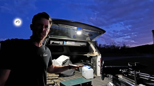 Truck Camping the Spring Fishing Full Moon!