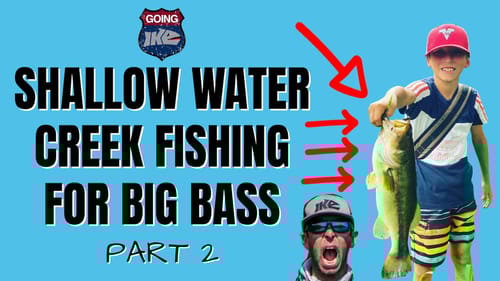 Shallow Water Creek Fishing Part 2
