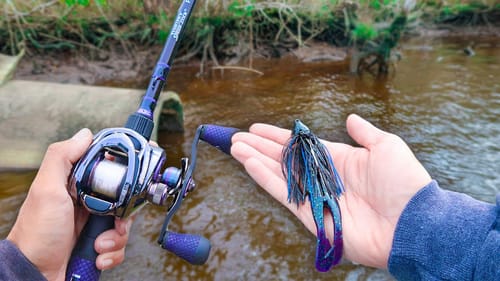 RECORD Day of BIG Jig Fishing! (LOADED w/ GIANT Bass)