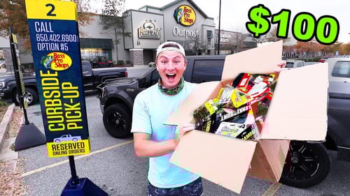$100 Mystery Box at DRIVE-THRU Bass Pro Shops!
