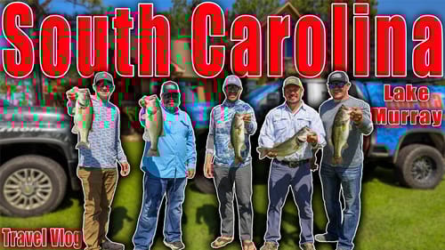 LAKE MURRAY - MLF Bass Pro Tour Stage 3 - Travel Vlog