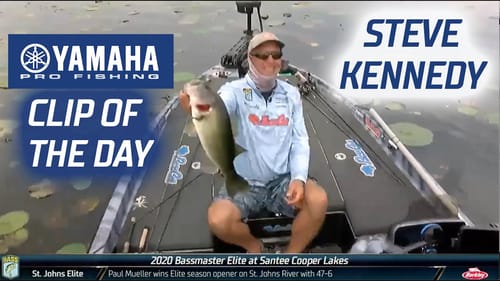 Yamaha Clip of the Day - Steve Kennedy going against the grain in Lake Moultrie