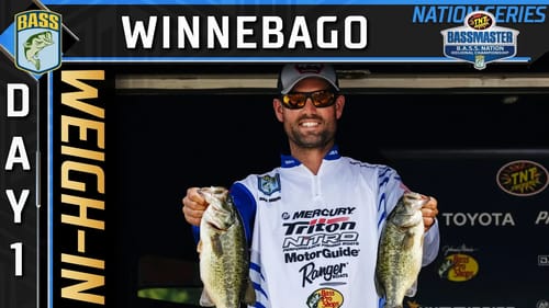 Weigh-in: Day 1 of 2023 B.A.S.S. Nation Regional at Lake Winnebago