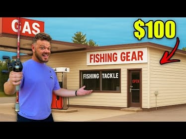 Craziest Fishing Gas Station $100 Challenge!