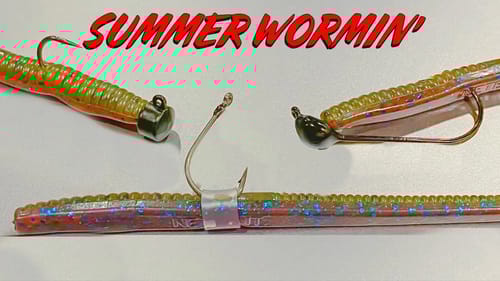 Summer Worm Fishing Tricks for Shallow and Deep Water Bass