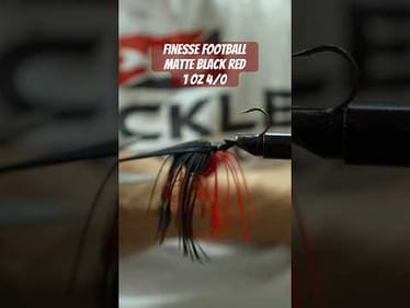 Tying Finesse Football Jigs 🧵 #bassunion #bassunionjigs #bassunionguideservice