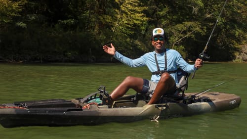 Fishing A STOCKED PRIVATE Lake For Big Bass (With My NEW KAYAK!!!)
