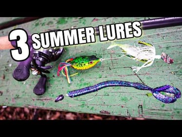 3 Lures to NEVER Leave Home Without (Bass Fishing)