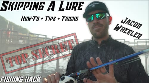 Catch more fish with this FISHING HACK - Skipping Lures UNDER targets