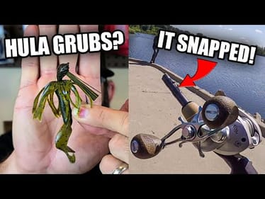 Fishing a Hula Grub Jig for Summer Bass (Broken Rods and Lessons Learned!)