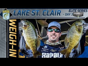 2020 Bassmaster Elite at Lake St. Clair - Day 3 Weigh-In