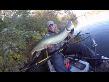 Fall Musky fishing in the Jackson Kayak!
