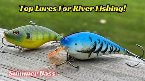 My Best Summer Bass Fishing Lures For River Fishing And Current!