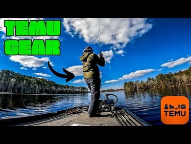 FISHING With TEMU GEAR In FREEZING TEMPS!!!