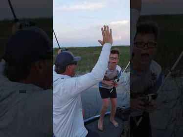 He will never forget this moment!! #fishing #scottmartin #okeechobee #shorts