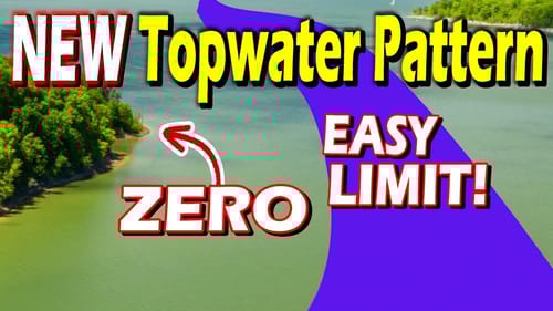 NEW Summer Topwater PATTERN Catches EASY LIMITS
