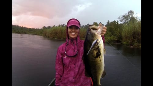 Bass Fishing in the Rain! GoPro Hero 3