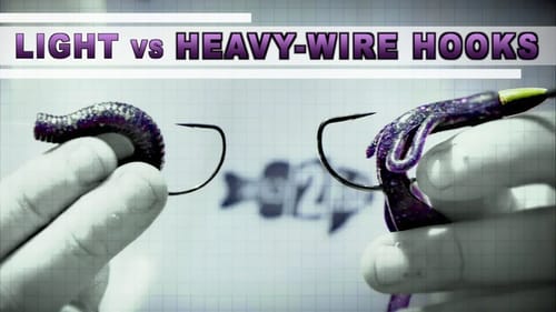 When to Choose Light Versus Heavy-Wire Bass Hooks