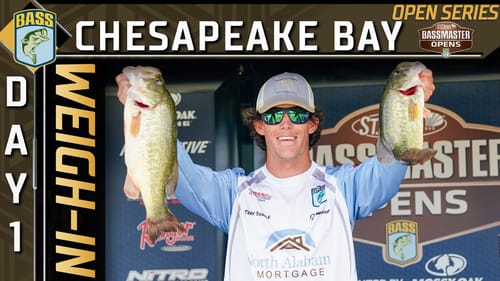 Weigh-in: Day 1 at Upper Chesapeake Bay (2022 Bassmaster Opens)