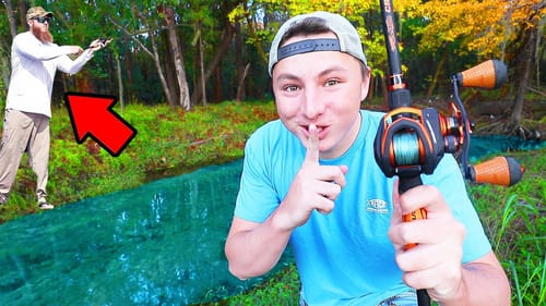 Trespassing at Lojo's BackYard Pond (Biggest Catfish Ever!)