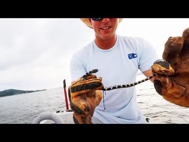 Bass Fishing With A LIVE SNAKE AS BAIT! (BAD IDEA...)