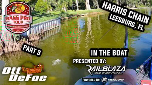 In the Boat | Bass Pro Tour Harris Chain (Part 3 of 4) Presented by @RAILBLAZA @MercuryMarine