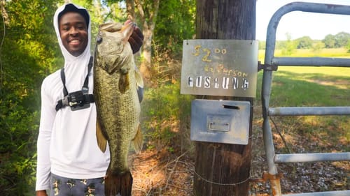 FROG Fishing A 100 YEAR OLD PRIVATE FARM POND For BIG Bass