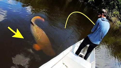 BATTLING the LAGOON MONSTER!! (INSANE)