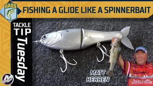 Learning to fish a Glide Bait like a Spinnerbait
