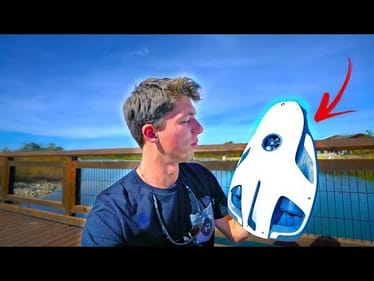 FIRST EVER UNDERWATER DRONE! -- Finding Fish In Clear Water Quarry