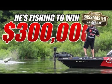 Trying to WIN $300,000 in the BIGGEST Tournament of His Life! - Bassmaster Classic 2021 FINALS