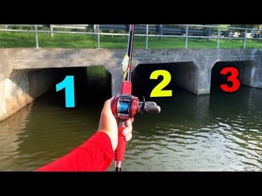 I Hooked A MASSIVE Fish in 1 Of 3 Tunnel!