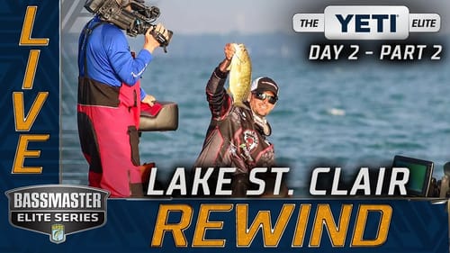 2020 Bassmaster LIVE at Lake St. Clair Day 2 Part 2 (FRIDAY)