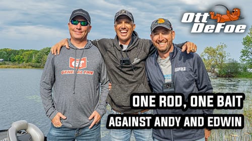 One Rod, One Bait, One Boat, 3 Point Challenge Against Andy Montgomery And Edwin Evers