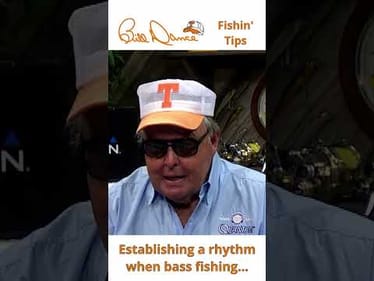 Establishing a rhythm when bass fishing...
