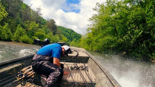 Jon Boat Fishing Chaos! Swimbaits And Topwater Between Storms!