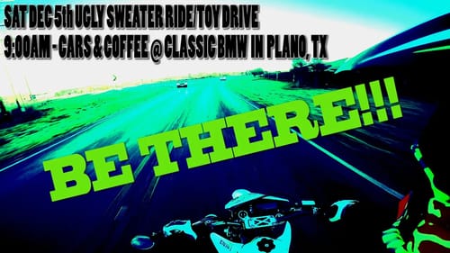 STAY BROKE KREW UGLY SWEATER RIDE / TOY DRIVE