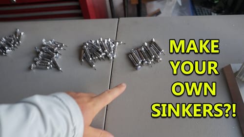 How to Make Dropshot Sinkers for Fishing! DO IT MOLDS! (Pouring your own Dropshot weights)