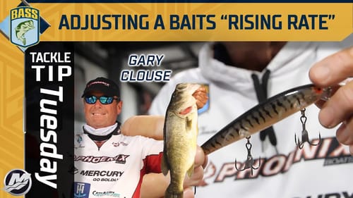 How Gary Clouse changes the "Rising Rate" of baits